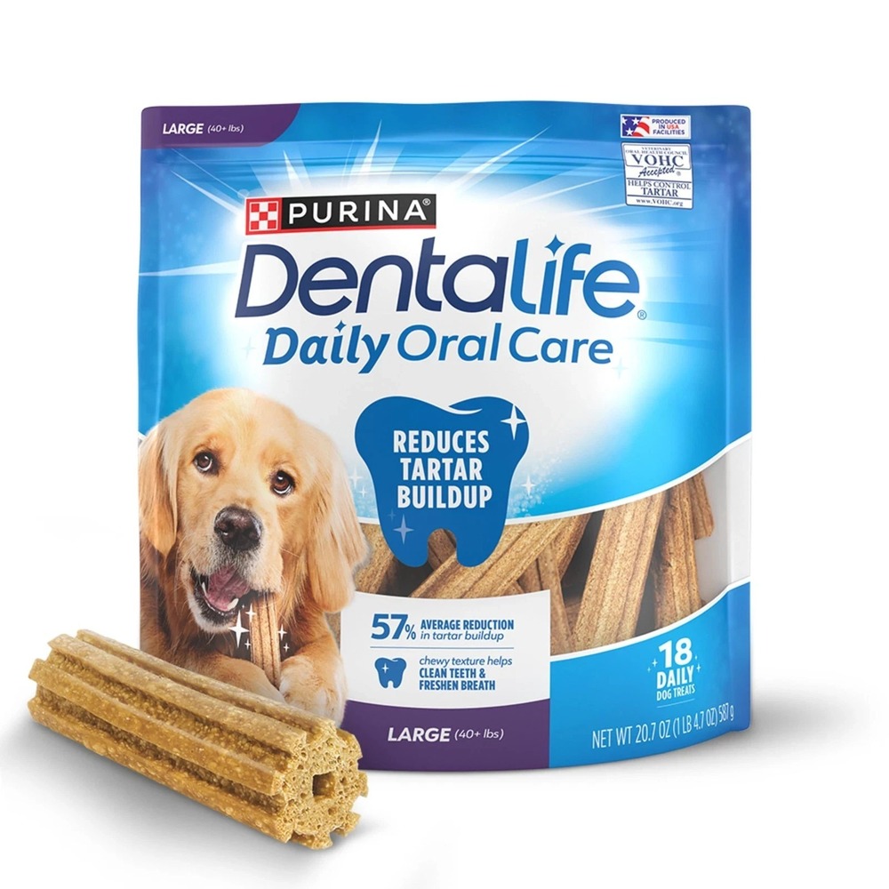 Purina DentaLife Large Dog Dental Chews 18 Count Made in USA NEW